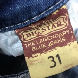 Big Star Shorts - BIG STAR denim cut off shorts Sz 31 neon LIV Big Star Shorts - BIG STAR denim cut off shorts Sz 31 neon LIV